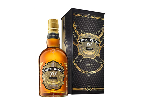 武汉芝华士15年回收Chivas Regal XV Balmain巴尔曼联名限定版700ml苏格兰调配型威士忌洋酒