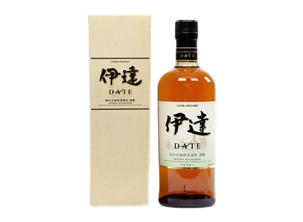 武汉Nikka Date回收一甲宫城峡蒸馏所产伊达调和型威士忌行情价格