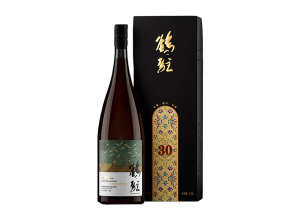 武汉鹤驻新花雕回收鹤驻30年瑞鹤图黄酒