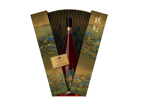 武汉鹤驻18年黄酒回收鹤驻新花雕18年珍藏版千里江山图