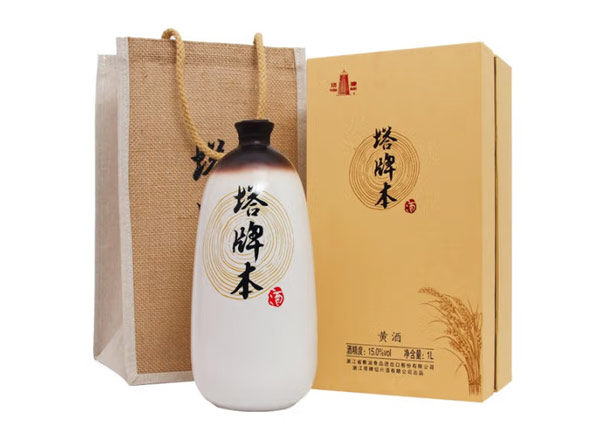 武汉塔牌黄酒回收塔牌本酒500ml/1000ml绍兴黄酒花雕酒礼盒