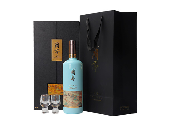 武汉会稽山黄酒回收兰亭大师三十年陈酿1L礼盒装绍兴黄酒